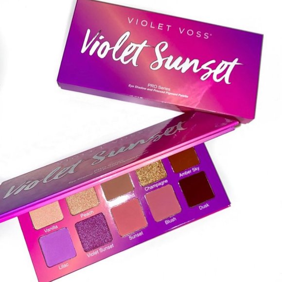 NEW Violet Voss Full Size Violet Sunset 10 Pan Eyeshadow Palette - Picture 1 of 9